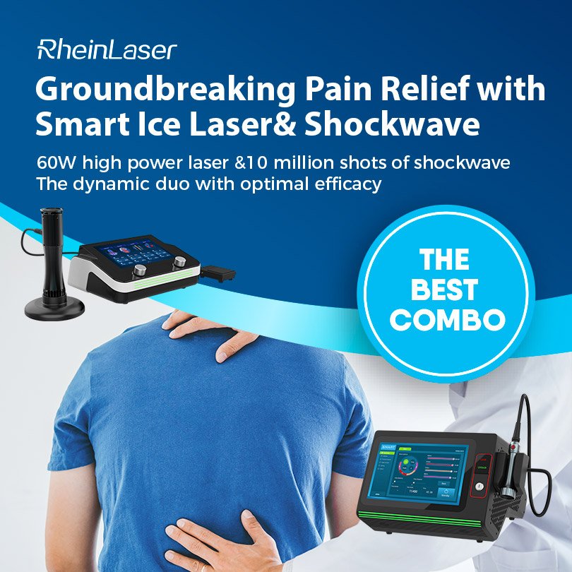 Groundbreaking Pain Relief with
Smart Ice Laser& Shockwave